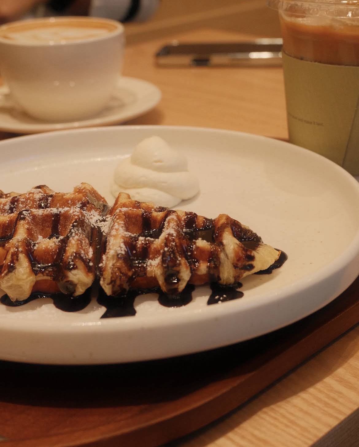 Café Log menu item